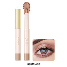 Load image into Gallery viewer, Glitter Eye Shadow Stick Highlighter Shimmery Eye Makeup Stick Long-lasting Pearl Shimmer Eye Makeup Silkworm Pen Liner Face Cosmetics