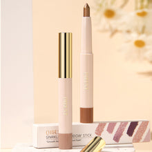Load image into Gallery viewer, Glitter Eye Shadow Stick Highlighter Shimmery Eye Makeup Stick Long-lasting Pearl Shimmer Eye Makeup Silkworm Pen Liner Face Cosmetics