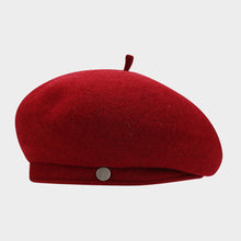 Load image into Gallery viewer, Fashion Simple Beret Retro Warm Wool Beret Lady Painter's Hat Women Accessories Female Gift