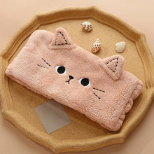 Load image into Gallery viewer, Cute Cat Hair Band Coral Fleece HairBand Headgear Wash Face Make Up Turbans Headband Bandage Girls Accessories