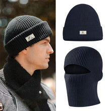 Load image into Gallery viewer, 2In1 Multifunctional Hat Winter Warm Windproof Knitted Cap Beanie Windproof Face Mask Outdoor Sports Accessories For Women Men