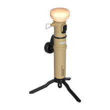 Load image into Gallery viewer, 1Set Retro Multifunction Camping Light with Power Bank and Stand Portable Outdoor Ambience Light Mobile Power Source USB Rechargeable Long Battery Life
