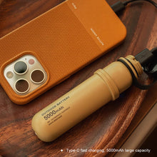 Load image into Gallery viewer, 1Set Retro Multifunction Camping Light with Power Bank and Stand Portable Outdoor Ambience Light Mobile Power Source USB Rechargeable Long Battery Life
