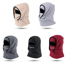 Load image into Gallery viewer, Multi-Purpose Headgear for Cycling Skiing Windproof Coldproof Fleece Pullover Cap Integrated Face Mask Hat and Neck Gaiter Winter Thermal Gear