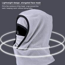 Load image into Gallery viewer, Multi-Purpose Headgear for Cycling Skiing Windproof Coldproof Fleece Pullover Cap Integrated Face Mask Hat and Neck Gaiter Winter Thermal Gear