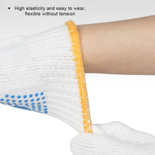 Load image into Gallery viewer, 1Pair Children's Anti-cut Anti-slip Protective Gloves Panda Pattern Safety Gloves with Dot Coated Palm for Tug of War and Gardening Age 3-12 Years