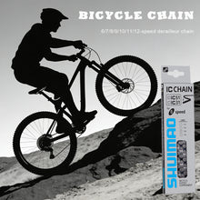 Load image into Gallery viewer, Mountain Bike Drivetrain Chain 6-12 Speed Compatible Road Bike Universal Chain with Magic Link Bicycle Drivetrain Replacement Part