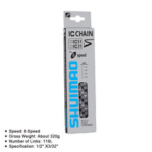 Load image into Gallery viewer, Mountain Bike Drivetrain Chain 6-12 Speed Compatible Road Bike Universal Chain with Magic Link Bicycle Drivetrain Replacement Part