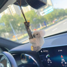 Load image into Gallery viewer, Car Rearview Mirror Pendant Ornament Creative Koala Car Interior Hanging Decoration with Durable Chain Automotive Accessory
