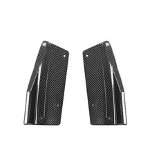 Load image into Gallery viewer, 2Pcs Universal Carbon Fiber Car Rear Bumper Lip & Corner Protector Rear Diffuser Side Skirt Extension Style Kit Auto Body Styling Accessory
