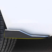 Load image into Gallery viewer, 2Pcs Universal Carbon Fiber Car Rear Bumper Lip & Corner Protector Rear Diffuser Side Skirt Extension Style Kit Auto Body Styling Accessory