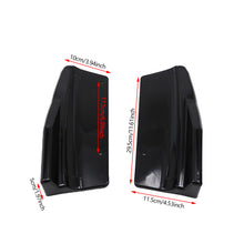 Load image into Gallery viewer, 2Pcs Universal Carbon Fiber Car Rear Bumper Lip & Corner Protector Rear Diffuser Side Skirt Extension Style Kit Auto Body Styling Accessory