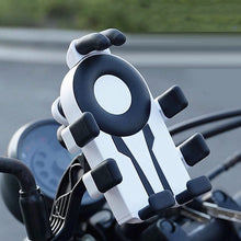 Load image into Gallery viewer, Universal Anti-Shock E-Bike Motorcycle Phone Mount Vibration Dampening Handlebar Holder for GPS Navigation Grip Adjustable Clamp for Bicycle Use