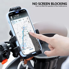 Load image into Gallery viewer, Universal Anti-Shock E-Bike Motorcycle Phone Mount Vibration Dampening Handlebar Holder for GPS Navigation Grip Adjustable Clamp for Bicycle Use