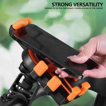 Load image into Gallery viewer, Universal Anti-Shock E-Bike Motorcycle Phone Mount Vibration Dampening Handlebar Holder for GPS Navigation Grip Adjustable Clamp for Bicycle Use