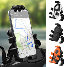 Load image into Gallery viewer, Universal Anti-Shock E-Bike Motorcycle Phone Mount Vibration Dampening Handlebar Holder for GPS Navigation Grip Adjustable Clamp for Bicycle Use