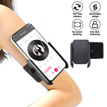 Load image into Gallery viewer, Adjustable Rotatable Wrist Armband Phone Holder For Outdoor Running Dancing Sports Detachable Holder with Secure Strap