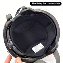 Load image into Gallery viewer, Removable Helmet Inner Liner Thermal Ear Covers Windproof Cold Protection for E-Bike Motorcycle Helmets Soft Detachable Liner Easy to Wash