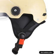 Load image into Gallery viewer, Removable Helmet Inner Liner Thermal Ear Covers Windproof Cold Protection for E-Bike Motorcycle Helmets Soft Detachable Liner Easy to Wash