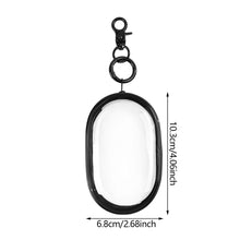 Load image into Gallery viewer, Portable Transparent Travel Cable Organizer Bag Storage for Cables Chargers Digital Accessories Zipper Protection Bag Keychain