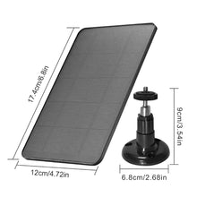 Load image into Gallery viewer, Portable Monocrystalline Solar Panel Charger Power for Phones Cameras Outdoor Doorbells Monitoring Waterproof Solar Expansion Board