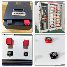 Load image into Gallery viewer, 2Pcs 200A High Current Pair Red Black Energy Storage Battery Terminal For Lithium Batteries & New Energy Solar/EV Copper Terminal Block & Socket
