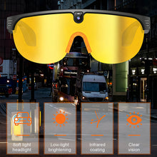 Load image into Gallery viewer, Smart AI Translation Camera Glasses Plated Lens Bluetooth Music Glasses Dust and UV Proof Outdoor Sports Cycling Goggles-G5