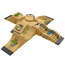 Load image into Gallery viewer, Finger Skateboard Skate Park Set Obstacle Course Fingerboard Realistic Simulation Portable Practice Set Professional Mini Skateboard Kid Toys for Boys