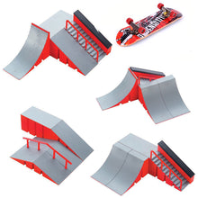 Load image into Gallery viewer, Mini Skatepark Ramp Finger Skateboard Park Set Obstacle Portable Practice Set Professional Mini Skateboard Kid Toys for Boys