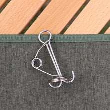 Load image into Gallery viewer, 10PCS Outdoor Camping Octopus Deck Ground Nails High Strength Tent Stakes Windproof Rope Buckle Retractable Spring Design