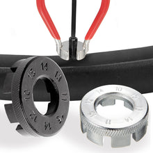 Load image into Gallery viewer, Mountain Bicycle Spoke Wrench Adjust Harmony Wire Tightness Prevent Wheel Deformation 8 Slot Adjust Circle Tool Bicycle Supplies