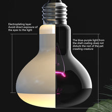 Load image into Gallery viewer, 25W 50W 75W 100W UVA Reptiles Heating Night Light Heating Bulb Turtles Lizards Snakes Reptiles Supplies