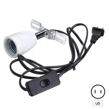 Load image into Gallery viewer, Reptile Heating Lamp Cap 360-Degree Rotation Ceramic Lamp Holder Heated Lamp Holder High Temperature Resistance Lizard Turtle