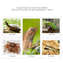 Load image into Gallery viewer, Double-Head Heat Lamp Cap 360-Degree Rotation Reptile Heat Lamp Holder Ceramic Light Socket Lizard Turtle