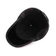 Load image into Gallery viewer, Men Winter Baseball Cap Warm Windproof Hat Thickened Woolen Knitted Ear Protection Cap Outdoor Sport Running Earflap Hat