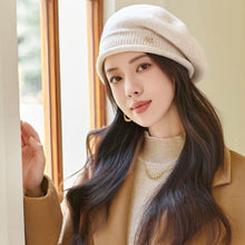 Load image into Gallery viewer, Fashion Simple Women Knitted Cap Soft Warm Hat Elegant Exquisite Solid-Color Hat Female Accessories Gift