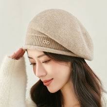 Load image into Gallery viewer, Fashion Simple Women Knitted Cap Soft Warm Hat Elegant Exquisite Solid-Color Hat Female Accessories Gift