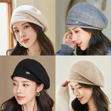 Load image into Gallery viewer, Fashion Simple Women Knitted Cap Soft Warm Hat Elegant Exquisite Solid-Color Hat Female Accessories Gift