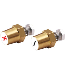 Load image into Gallery viewer, Pair Pure Copper Battery Terminal Clamps Positive & Negative Jumper Wires for Car Battery Accessory Kit