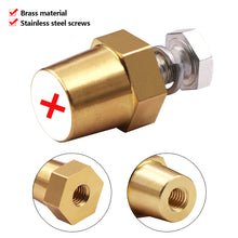 Load image into Gallery viewer, Pair Pure Copper Battery Terminal Clamps Positive & Negative Jumper Wires for Car Battery Accessory Kit