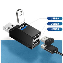 Load image into Gallery viewer, USB 3.0 Hub Expander with 1 Port 3.0 & 2 Ports 2.0 Data Transfer & Charging Splitter Plug & Play Computer Accessory