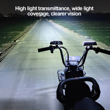 Load image into Gallery viewer, 20W 18LED Motorcycle Ultra Bright Headlight Waterproof Spot Light For E-bike Scooter Modification 12-80V Wide Voltage