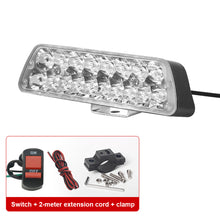 Load image into Gallery viewer, 20W 18LED Motorcycle Ultra Bright Headlight Waterproof Spot Light For E-bike Scooter Modification 12-80V Wide Voltage