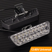 Load image into Gallery viewer, 20W 18LED Motorcycle Ultra Bright Headlight Waterproof Spot Light For E-bike Scooter Modification 12-80V Wide Voltage