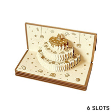 Load image into Gallery viewer, Foldable 3D Birthday Red Envelope Greeting Card Multiple Card Slots Lucky Money Pocket For Chinese New Year Best Wishes