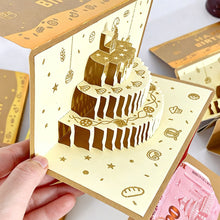 Load image into Gallery viewer, Foldable 3D Birthday Red Envelope Greeting Card Multiple Card Slots Lucky Money Pocket For Chinese New Year Best Wishes
