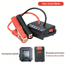 Load image into Gallery viewer, Portable Adapter 18V Lithium Batteries Converts to Emergency Car Jump Starter Power Source for Tools Impact Wrench Grinder Drill