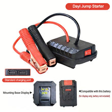 Load image into Gallery viewer, Portable Adapter 18V Lithium Batteries Converts to Emergency Car Jump Starter Power Source for Tools Impact Wrench Grinder Drill