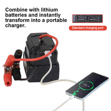 Load image into Gallery viewer, Portable Adapter 18V Lithium Batteries Converts to Emergency Car Jump Starter Power Source for Tools Impact Wrench Grinder Drill