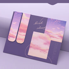 Load image into Gallery viewer, Ins Style Scenery Magnetic Bookmarks Creative Folding Hazy Fantasy Series Student Book Clips Stationery Page Markers